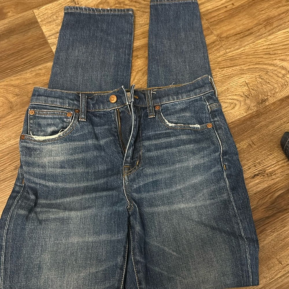 Madewell High Rise Slim Boy Jean sz 24